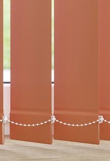 Roma, Orange Tiger - Vertical Blind Slats